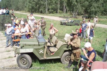 Sowjetische Militärstreife auf GAZ 67B zu Gast 2011