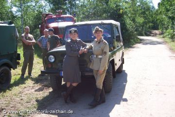 Soldatinnen des Sanitätsdienstes auf dem Lustlager