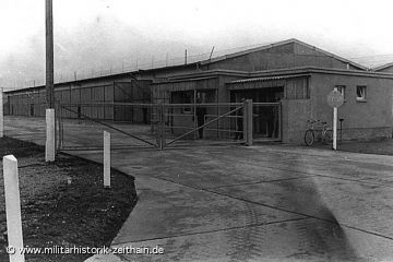 Eingang Kfz Park des Pionierbataillon 11 in Zeithain