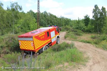 GW-Logistik 2 beim Geländetraining der FF Radeberg