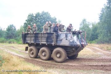 Alvis Stalwart auf der Geländeausfahrt zum 9. Lustlager