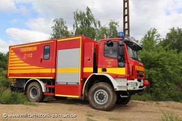 GW-Logistik 2 beim Geländetraining der FF Radeberg