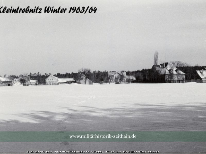 Kleintrebnitz 1963/64 im Wintergewand
