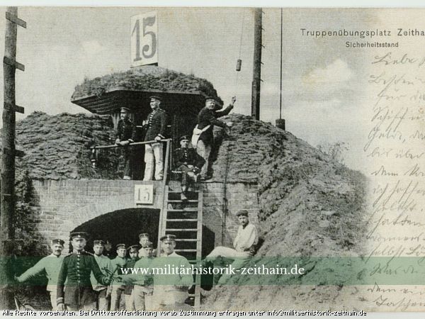 Beobachtungsbunker im Zielbereich der Artillerie